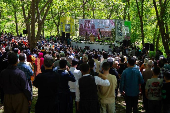 مراسم بزرگداشت سنجرخان وزیری در روستای نران سنندج برگزار شد