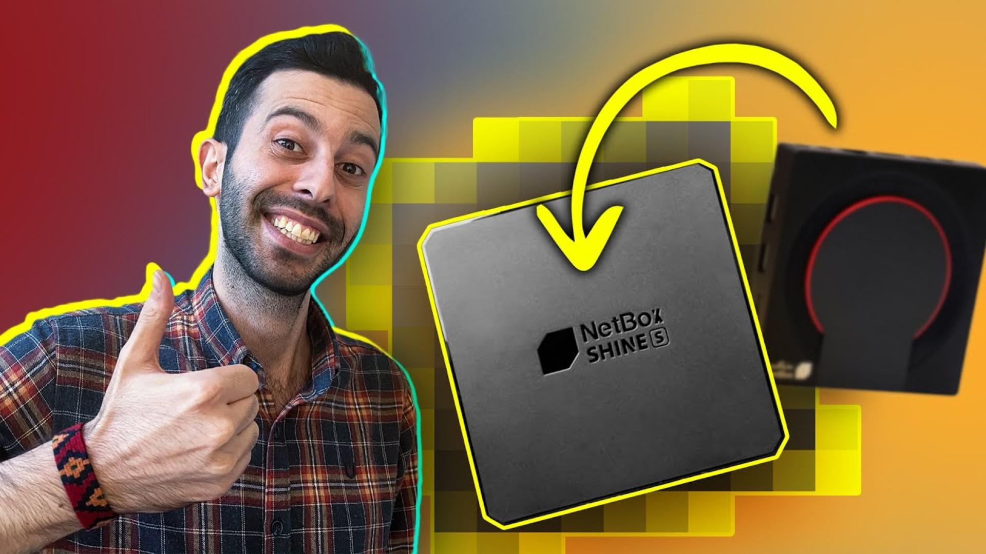 کاور ویدئو بررسی اندروید باکس نت باکس شاین اس / NETBOX Shine S