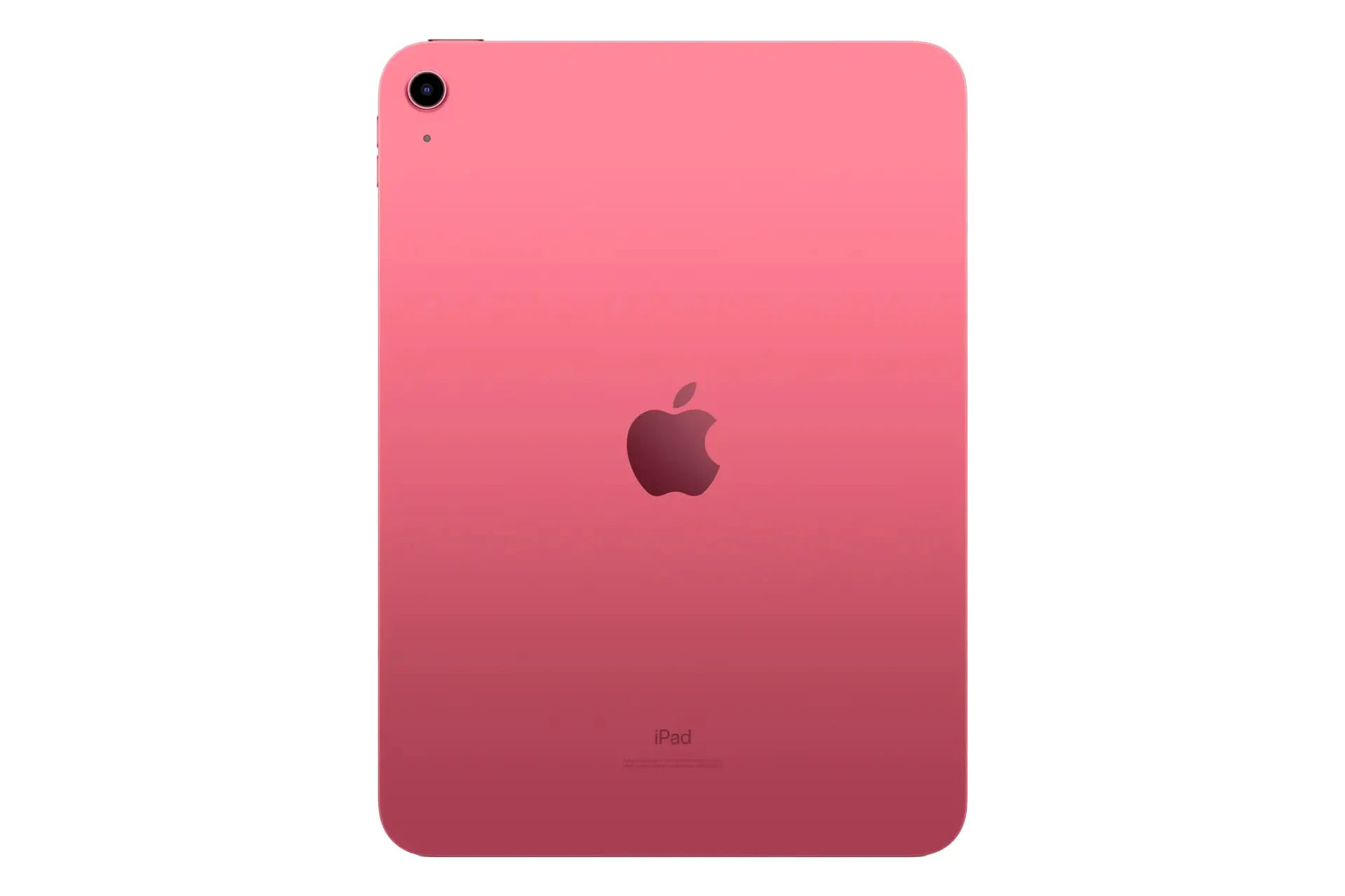 نمای پنل پشت تبلت آیپد 10.9 اپل نسخه 2022 / Apple iPad 10.9 2022 با نمایش دوربین و لوگو رنگ قرمز