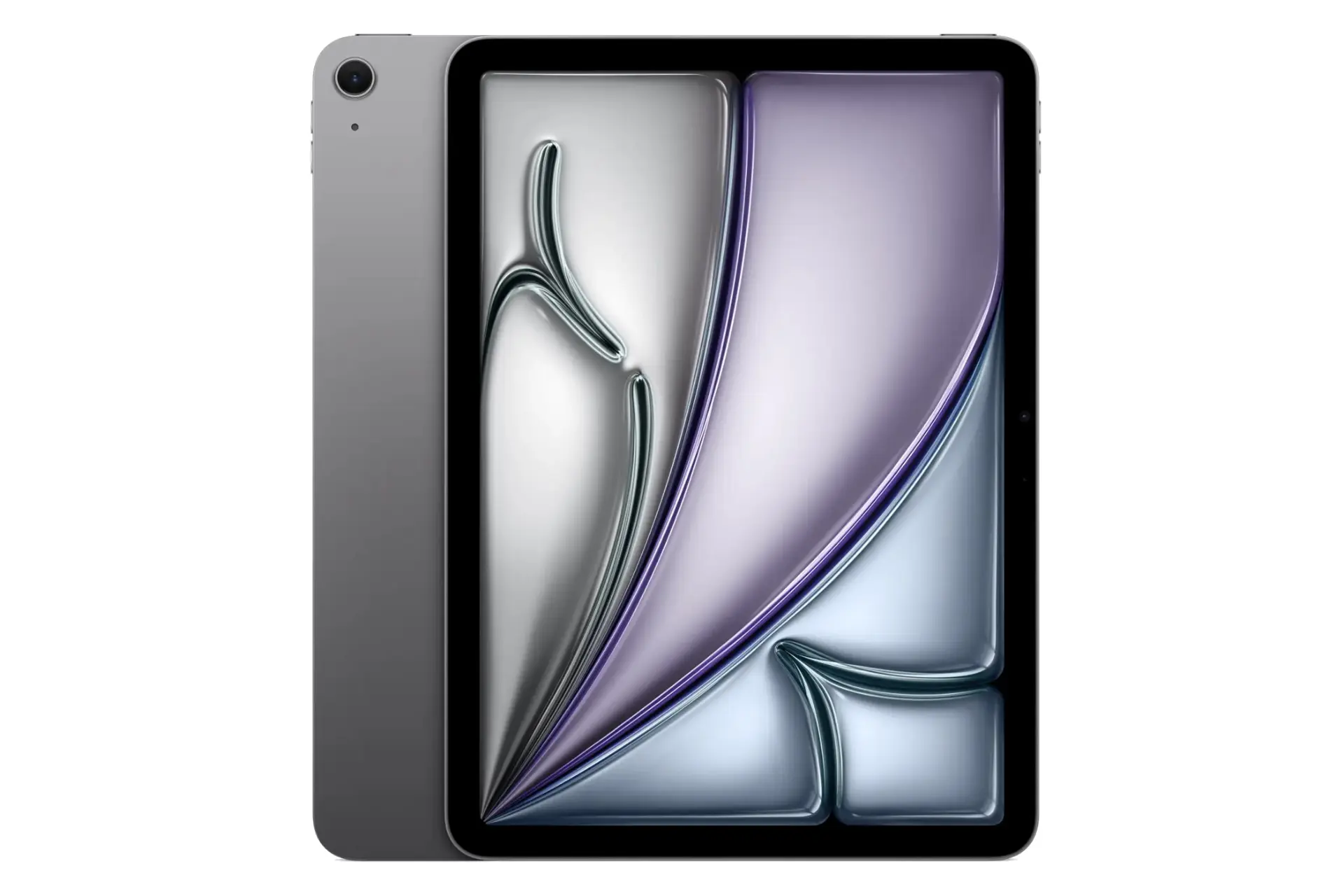 پنل جلو و پشت تبلت آیپد ایر 11 اپل نسخه 2025 خاکستری / Apple iPad Air 11 2025