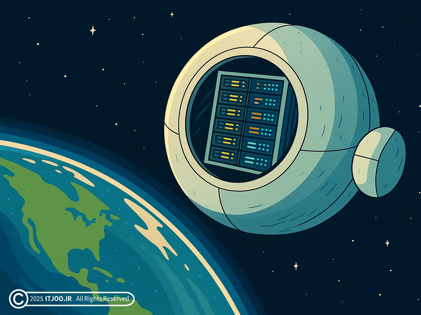former-google-ceo-suggested-the-construction-of-datacenters-in-the-orbit-1 دیتاسنتر مداری - مراکز داده در مدار کره زمین